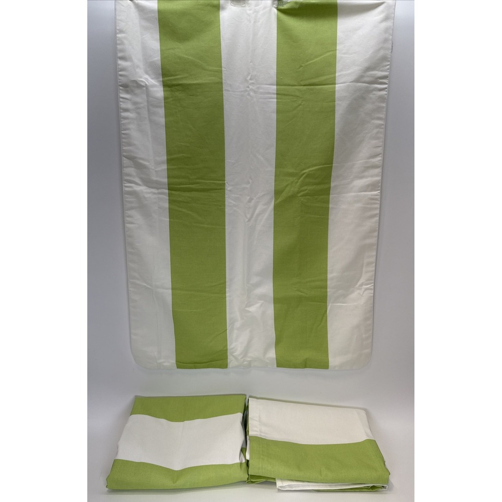 Liz & Roo‎ Shower (2) 50"x82" Curtain Panels And Shower Rug 27.5"x40" Kiwi